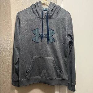 Under Armour Gray Pullover Hoodie with Logo